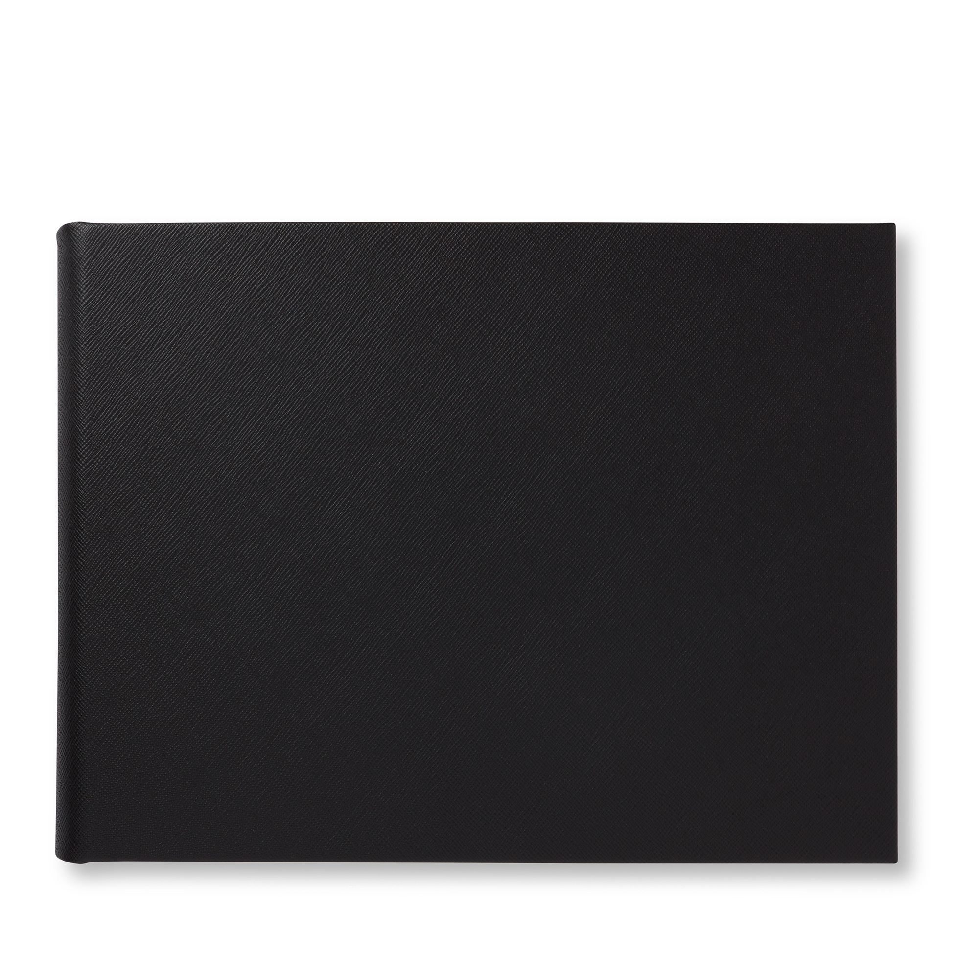 Smythson Large Photo Album In Panama In Black