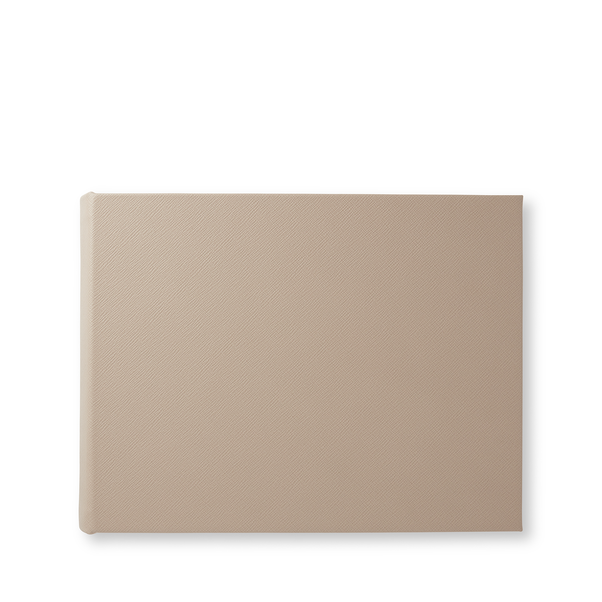 Smythson Medium Photo Album In Panama In Sandstone