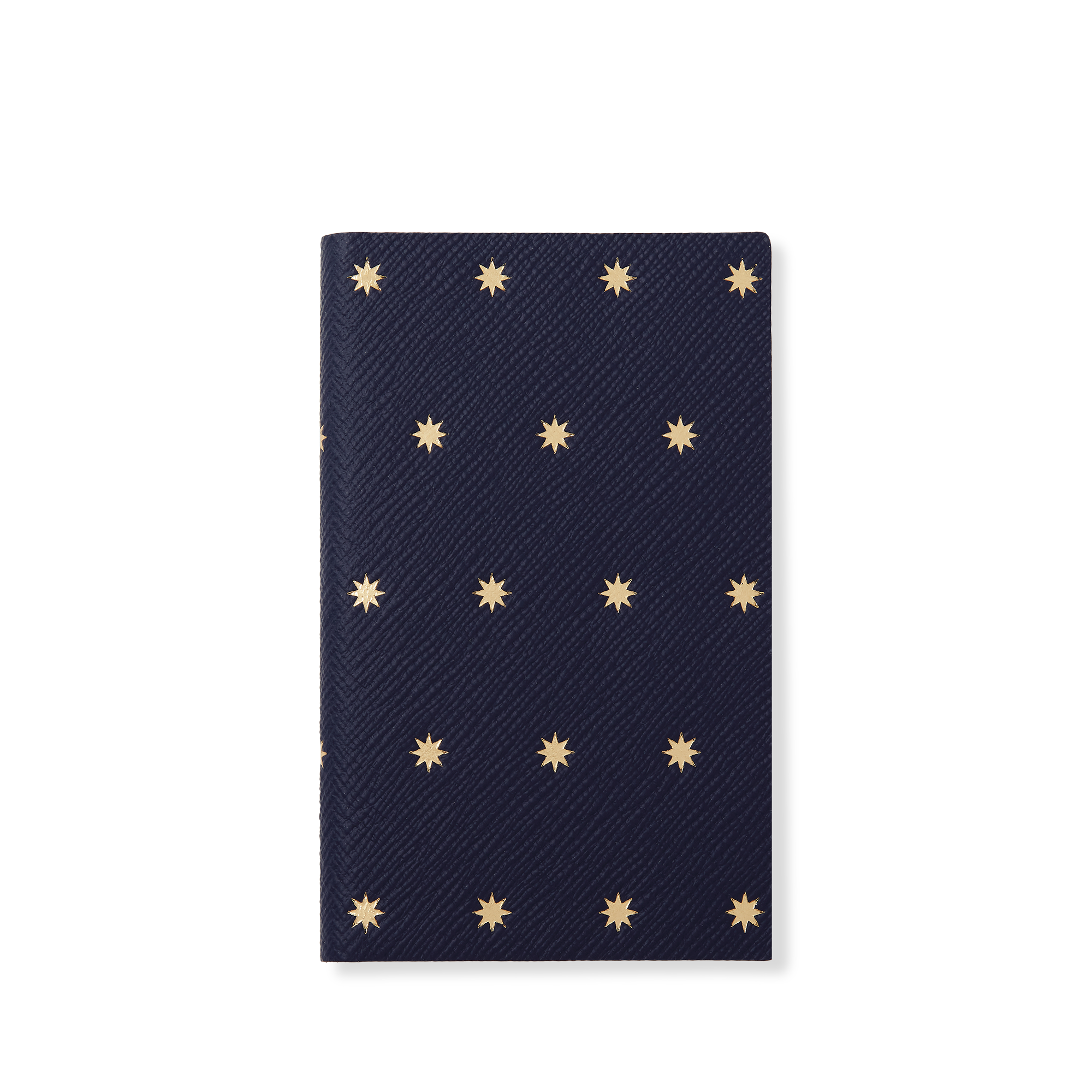 Smythson Stars Panama Notebook In Stars Navy