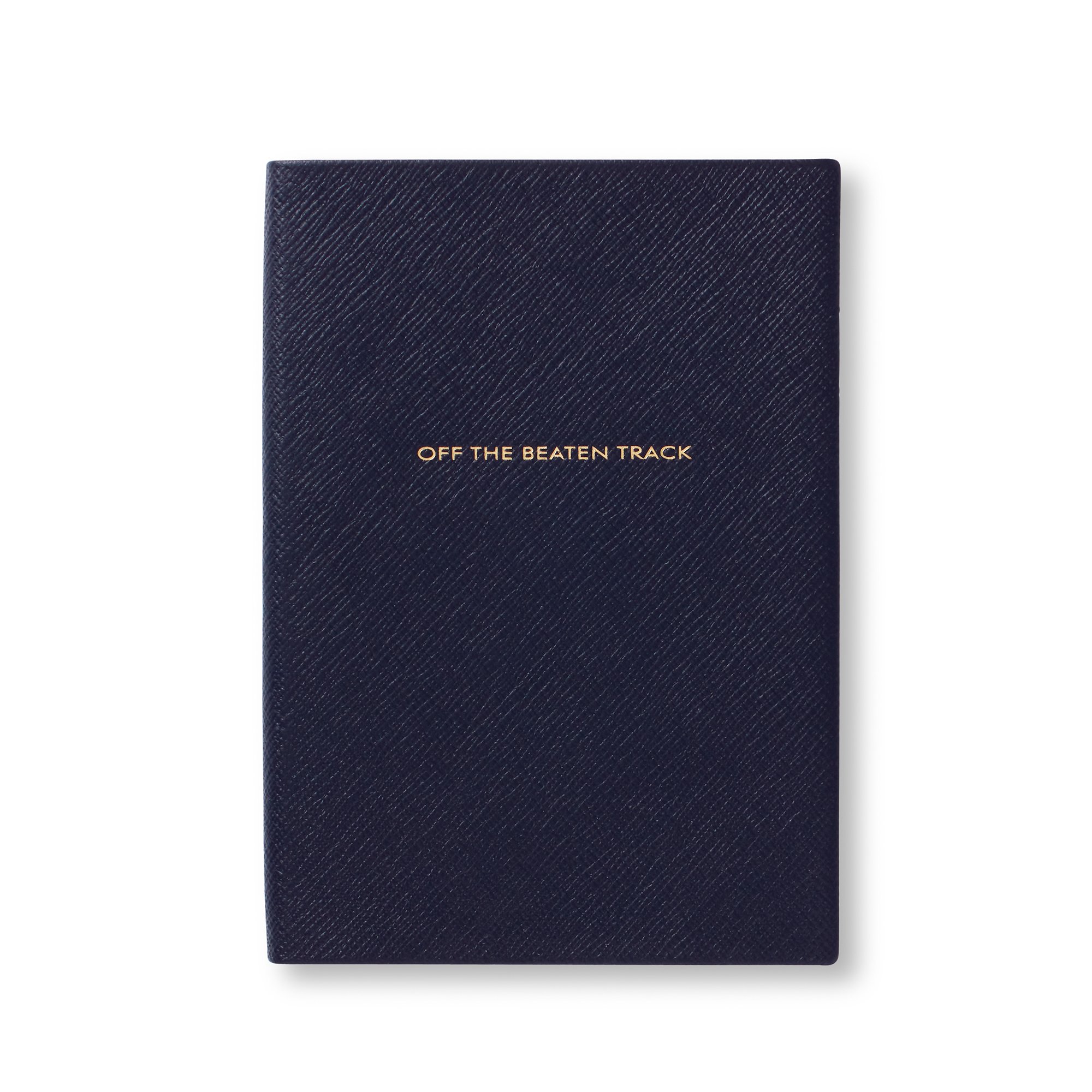 Smythson Off The Beaten Track Soho Travel Journal In Panama In Navy