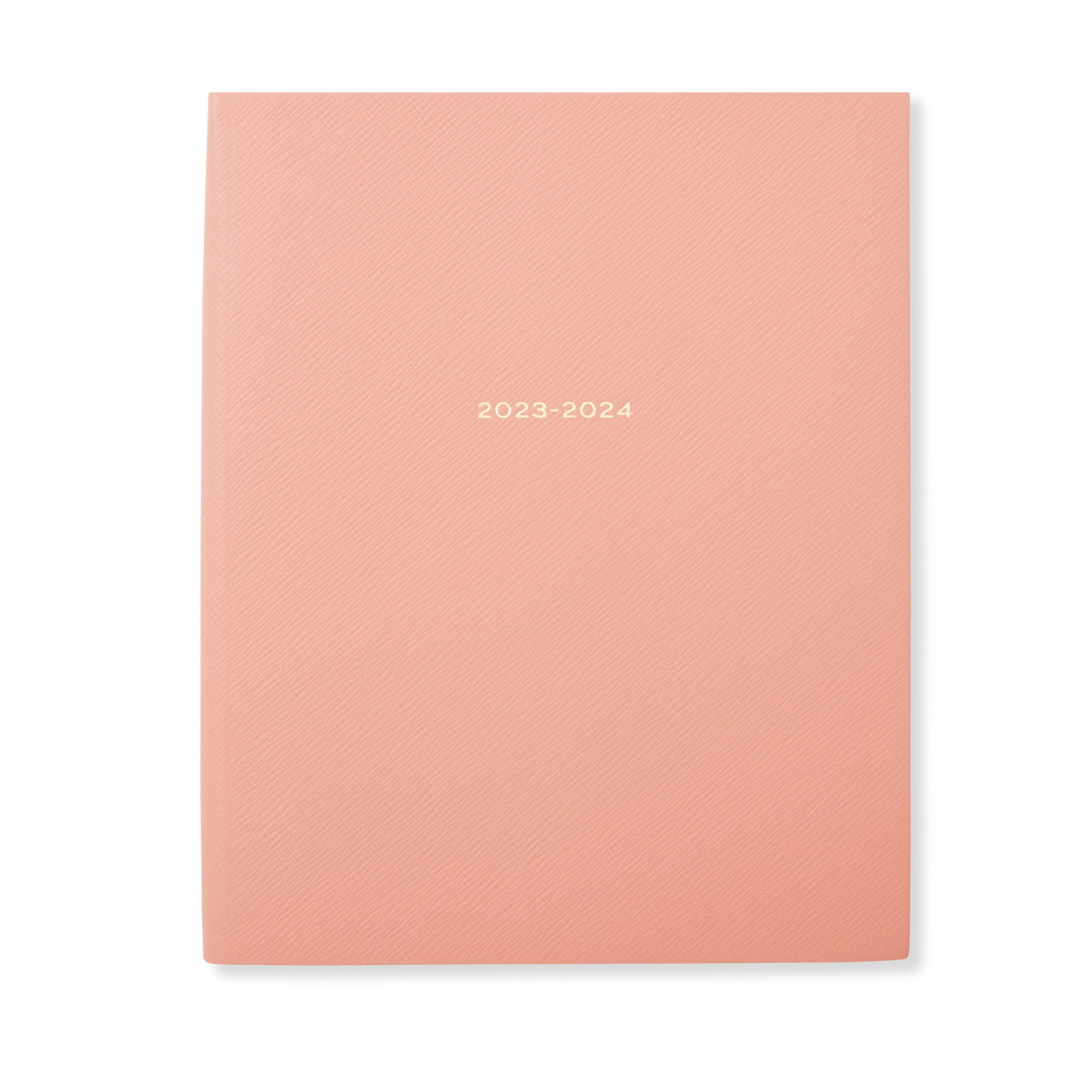 2023-2024 Portobello Weekly Vertical Diary in Panama in peach | Smythson