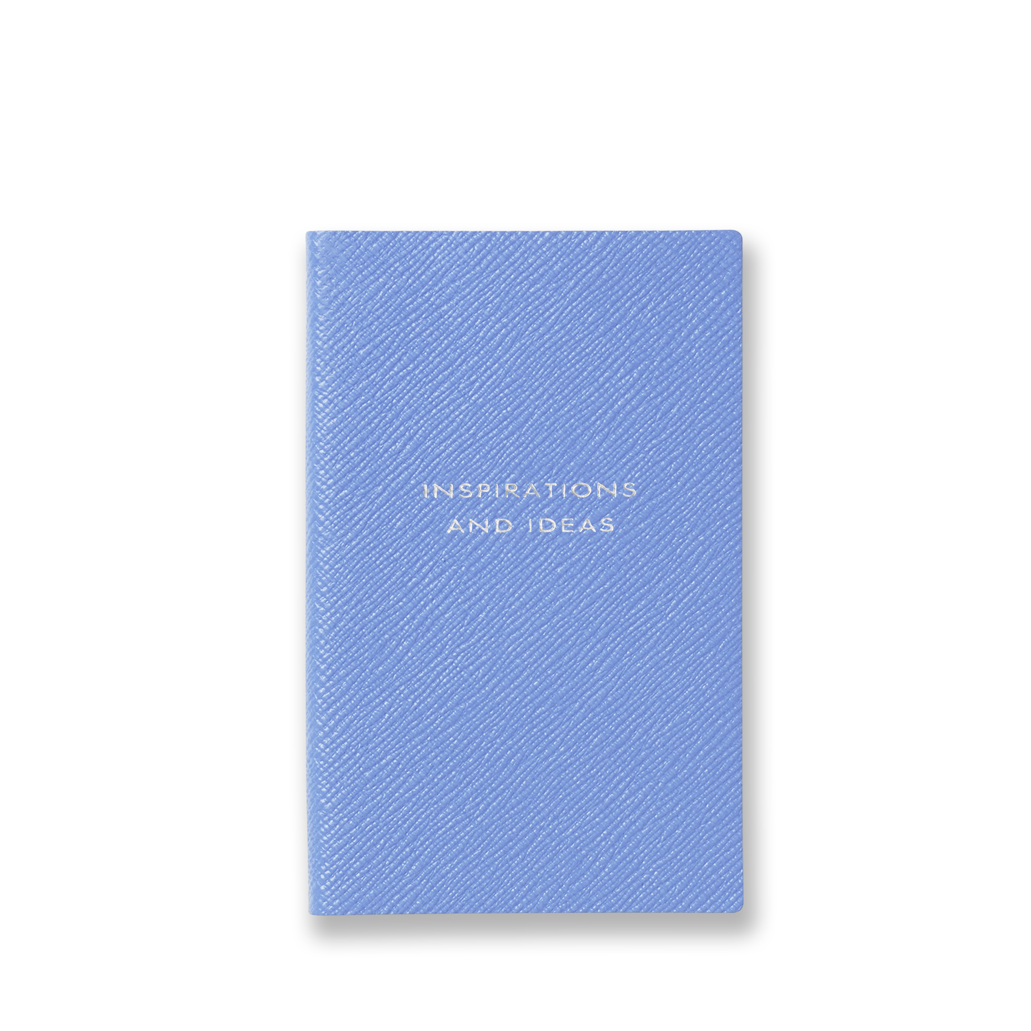 Smythson Inspirations And Ideas Panama Notebook In Nile Blue