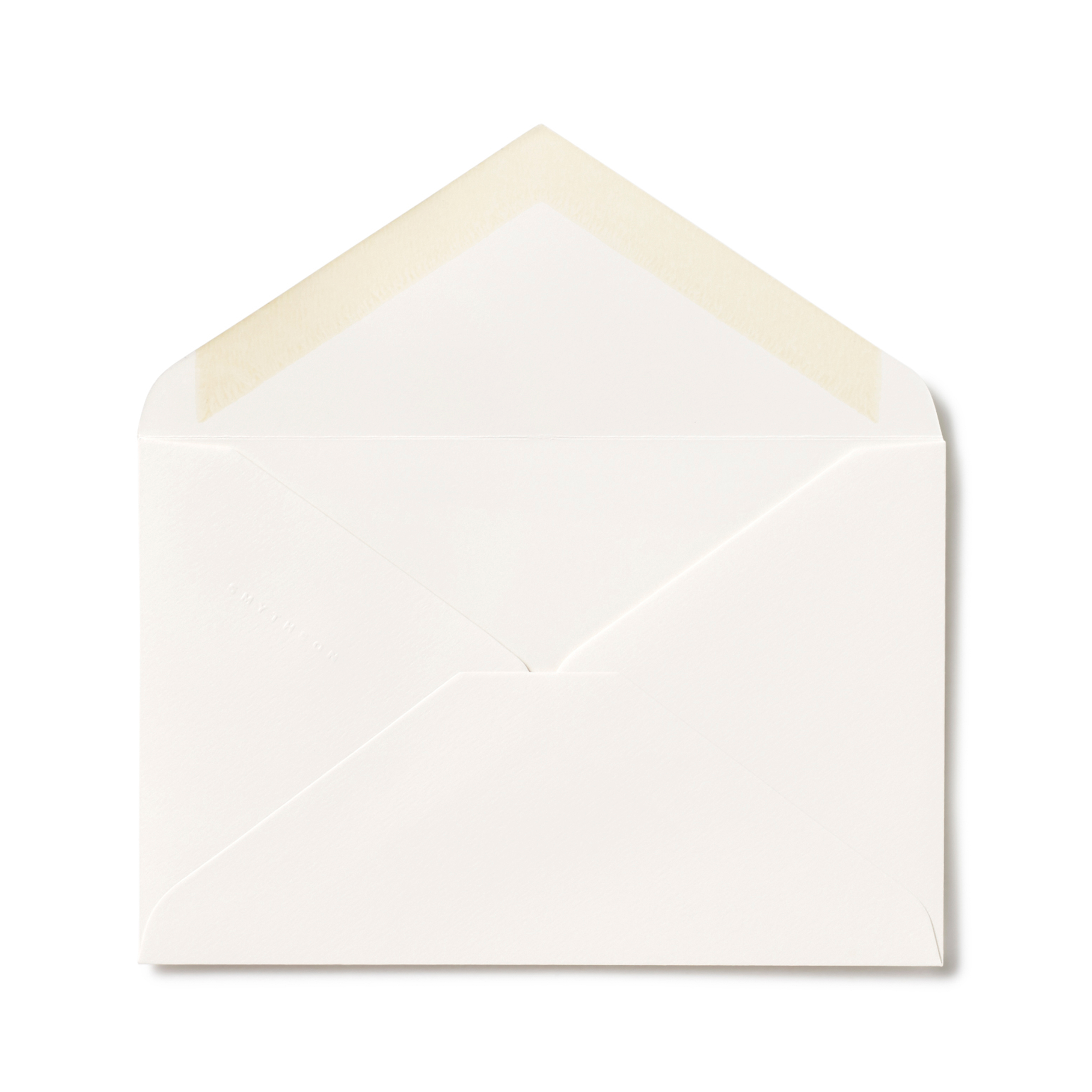 Smythson King Envelopes In White Matt