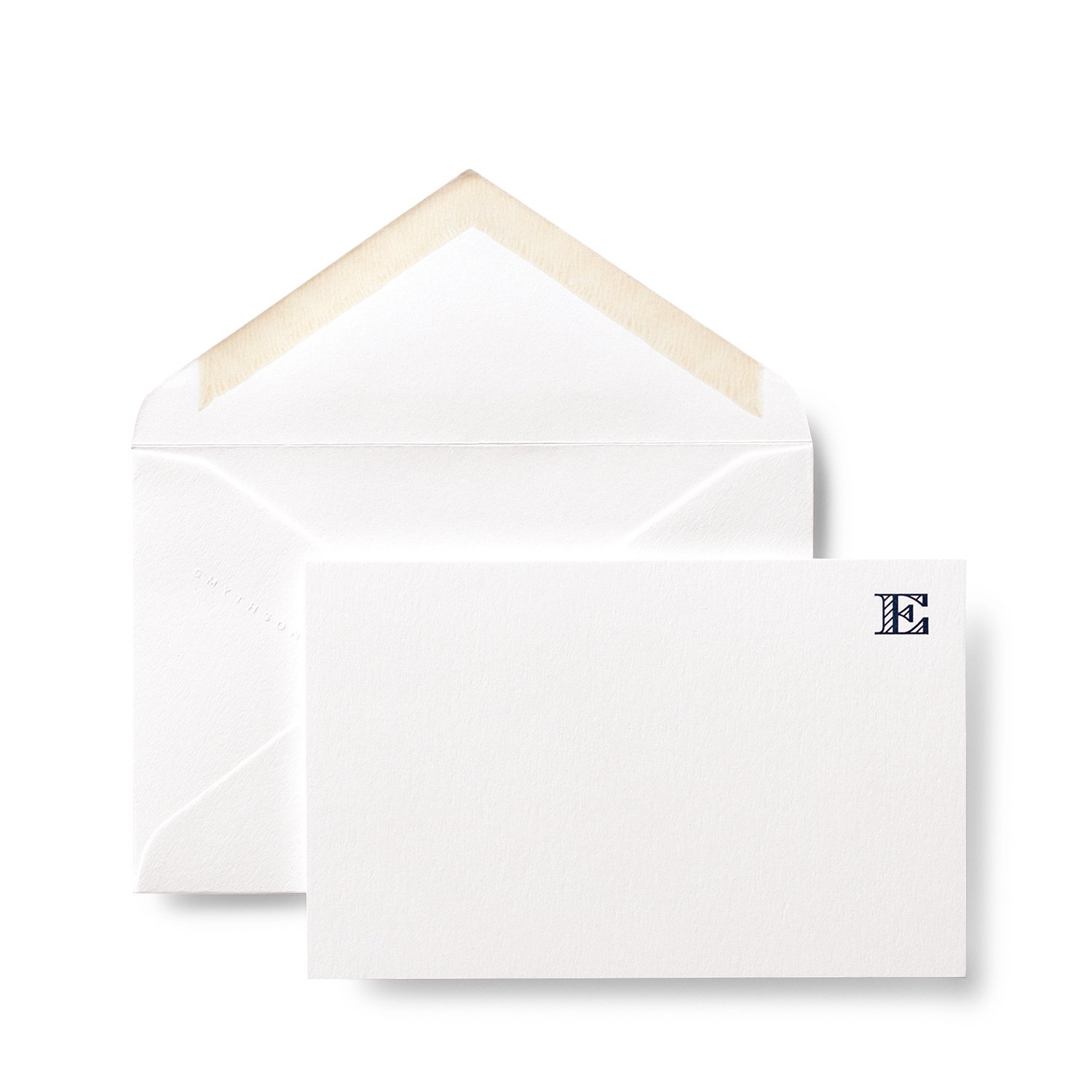 Smythson E Alphabet Correspondence Cards In White