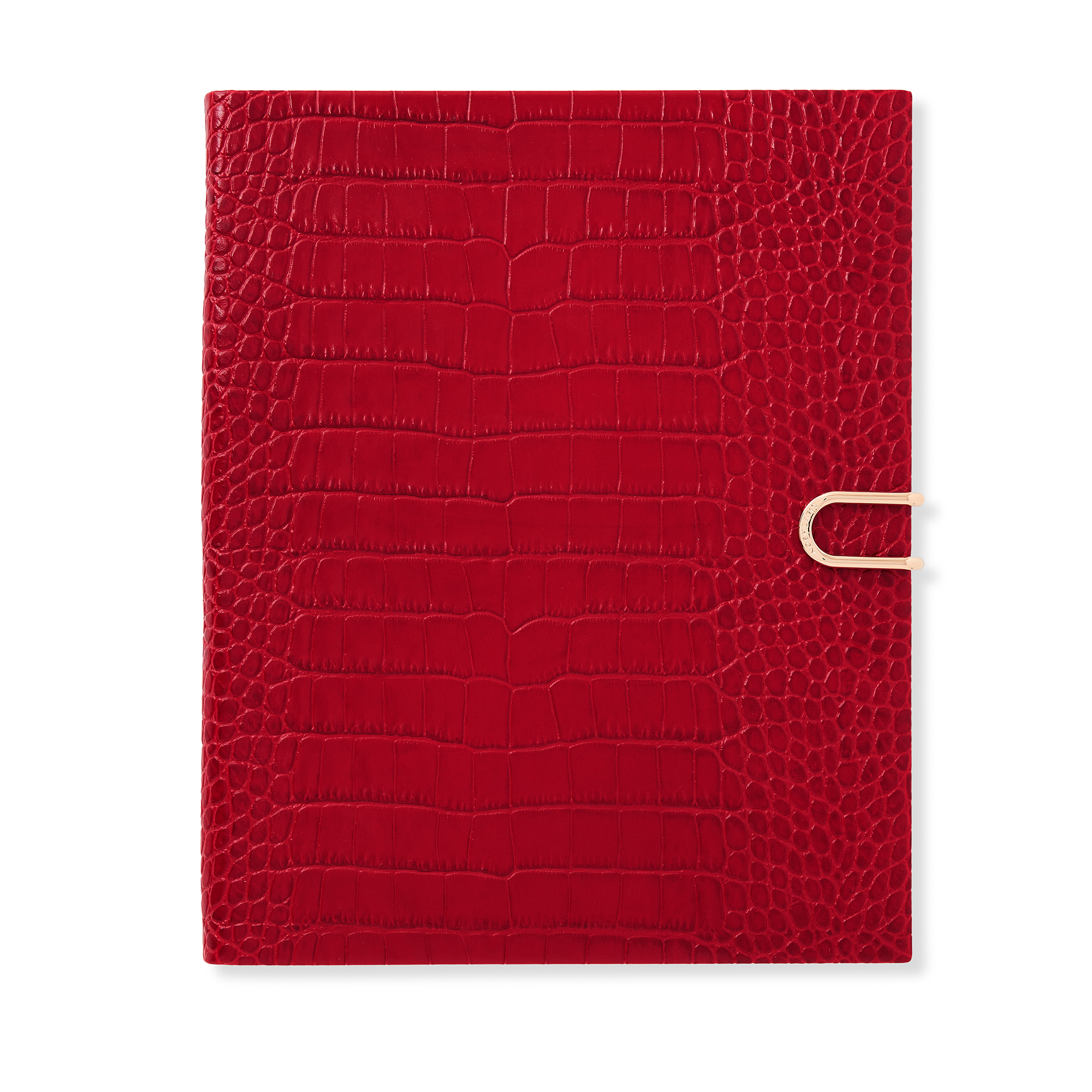 Shop Smythson 2024-2025 Portobello Weekly Vertical Diary With Slide In Mara In Red