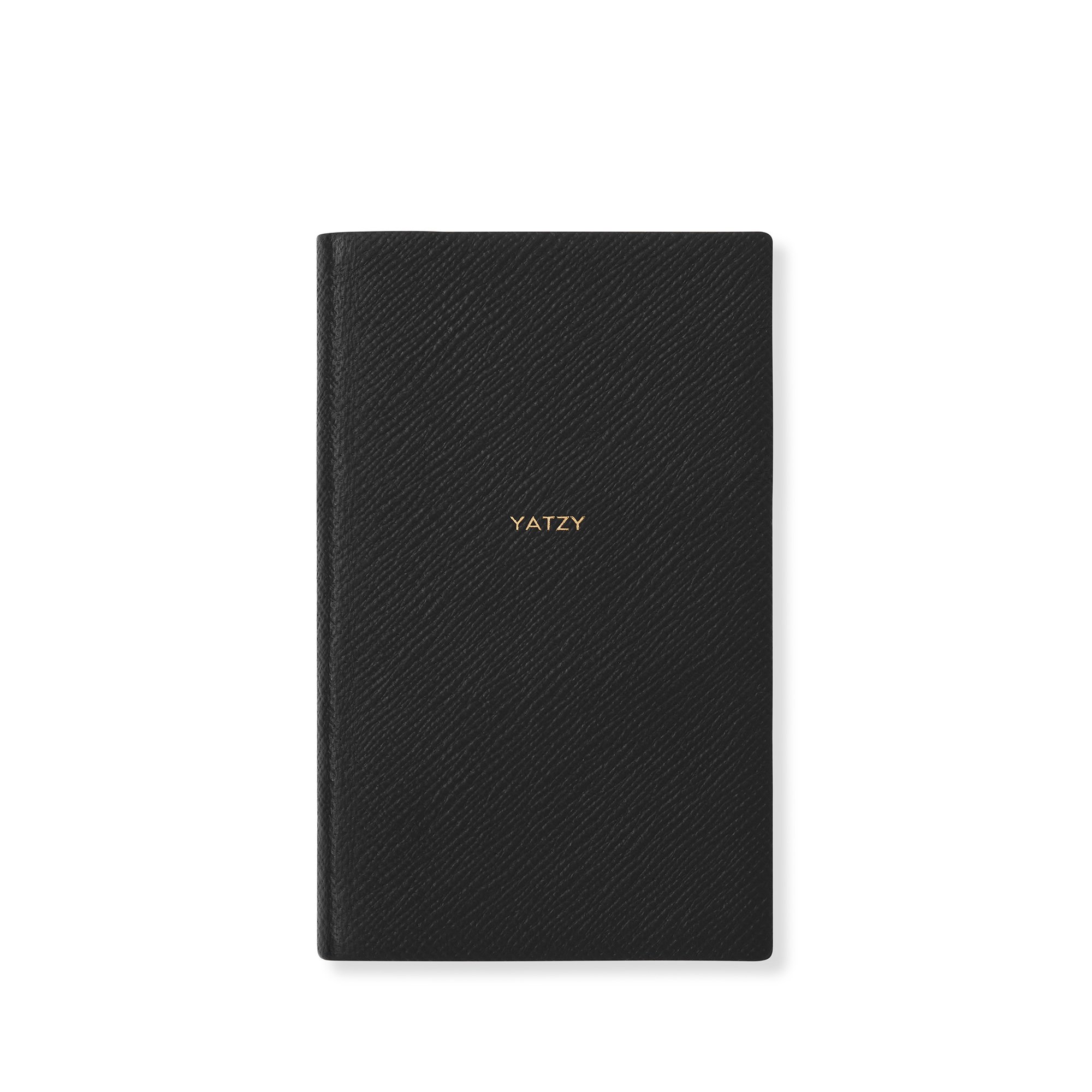 Smythson Yatzy Scorecard Panama Notebook In Black