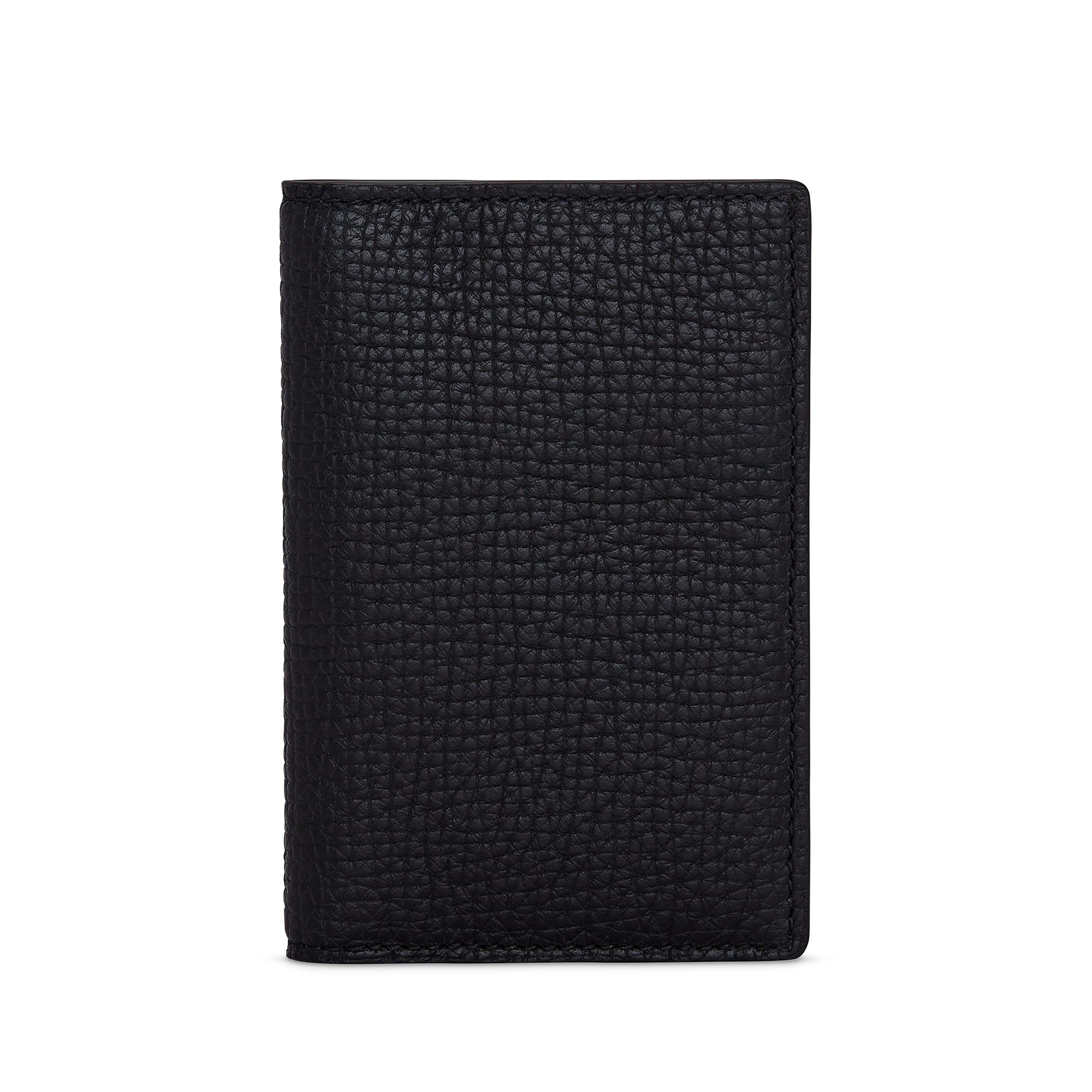 Smythson 6 Card Slot Folded Card Holder In Ludlow In Navy