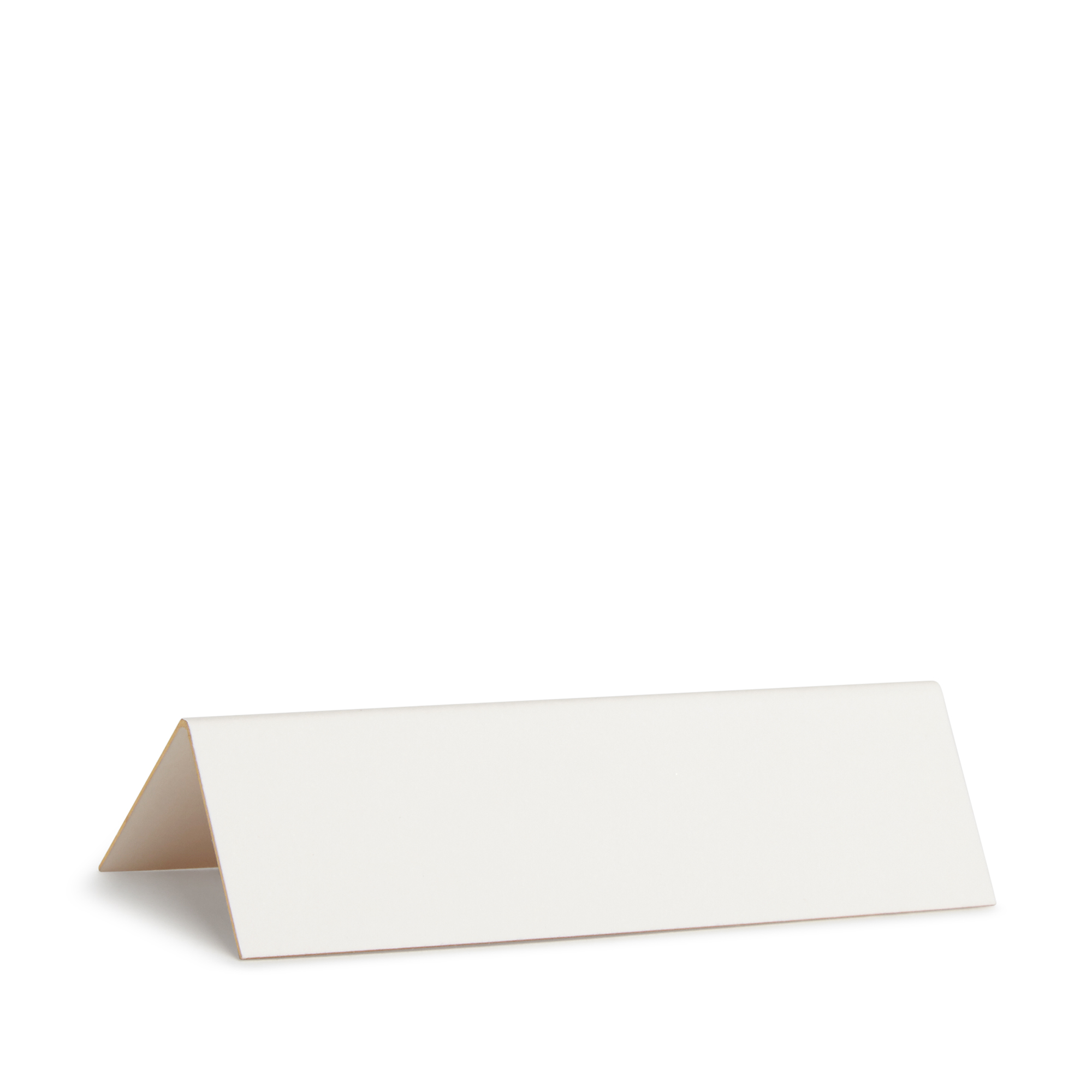 Smythson Small Tented Place Cards In Silver Edging