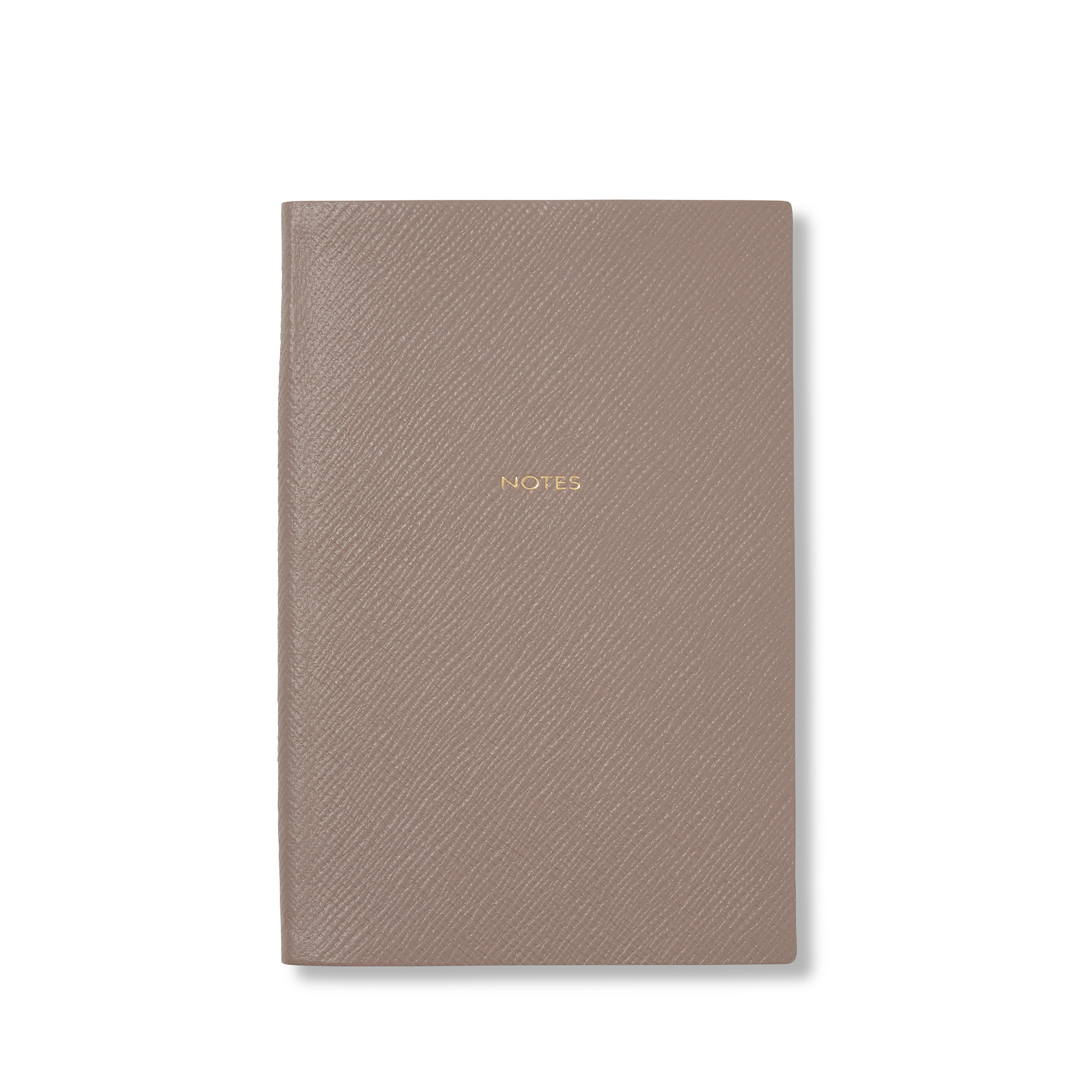 Smythson Notes Chelsea Notebook In Panama In Taupe
