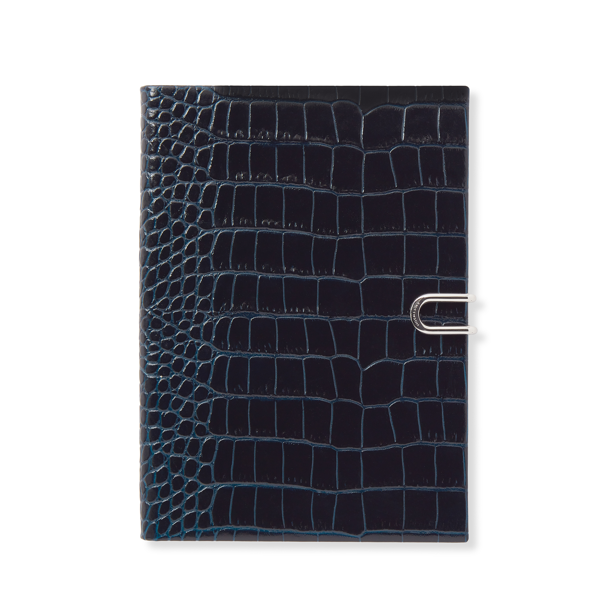 Shop Smythson 2024-2025 Soho Weekly Agenda With Slide In Mara In Navy