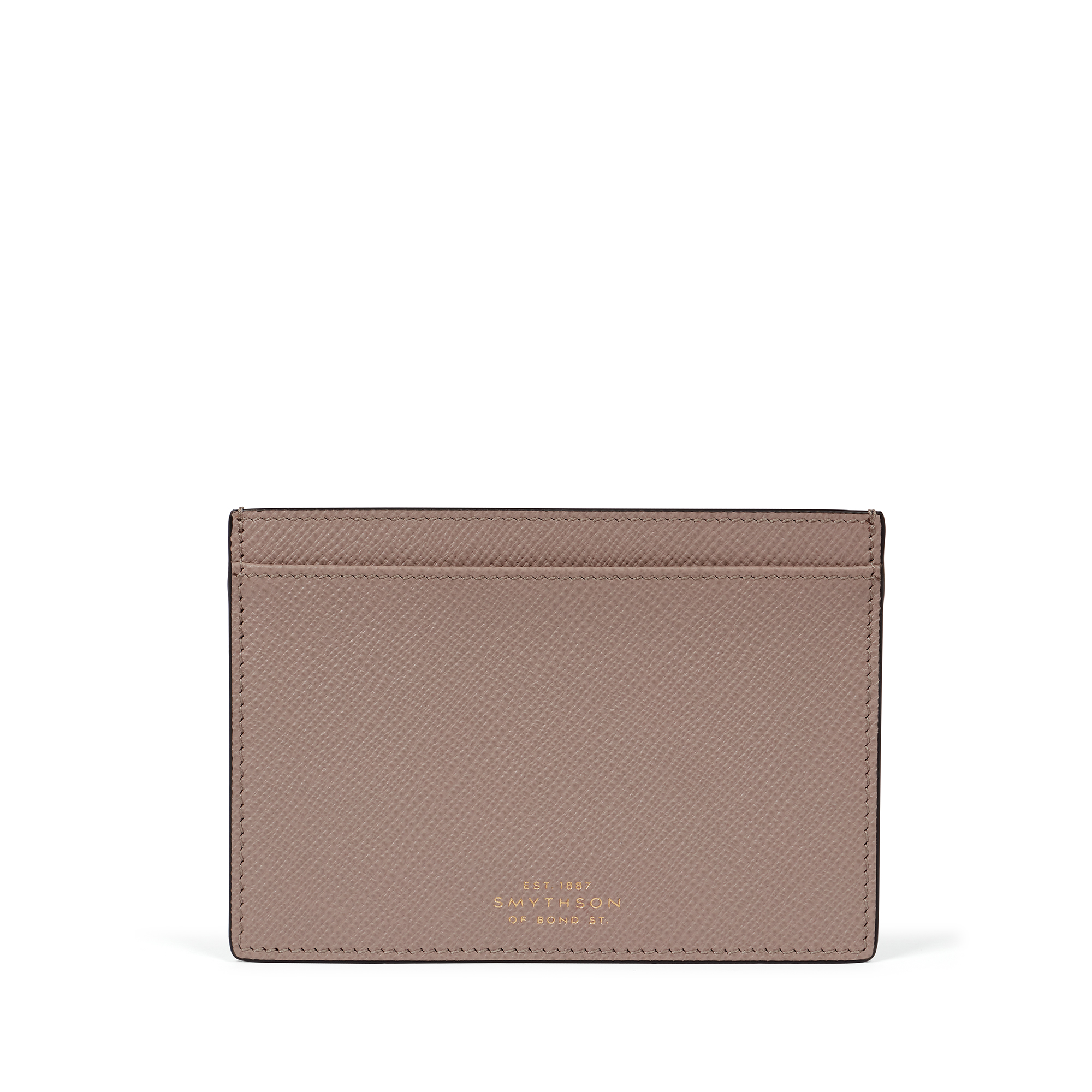 Smythson Passport Sleeve In Panama In Taupe