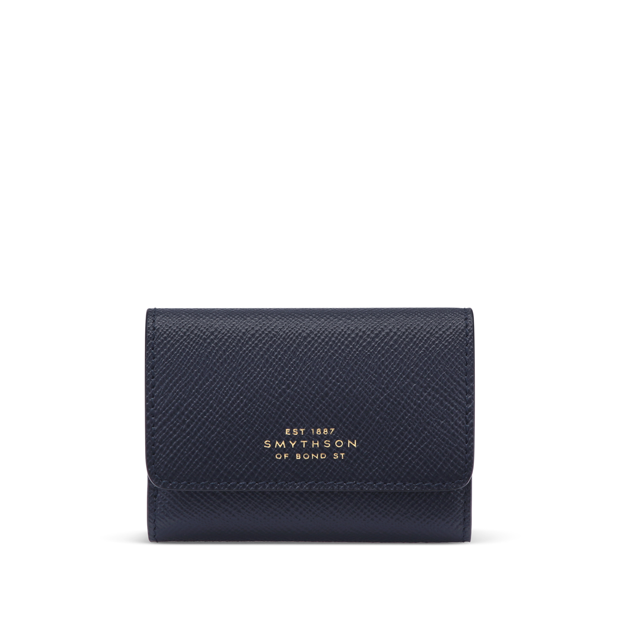 Compact Purse in Panama in navy | Smythson