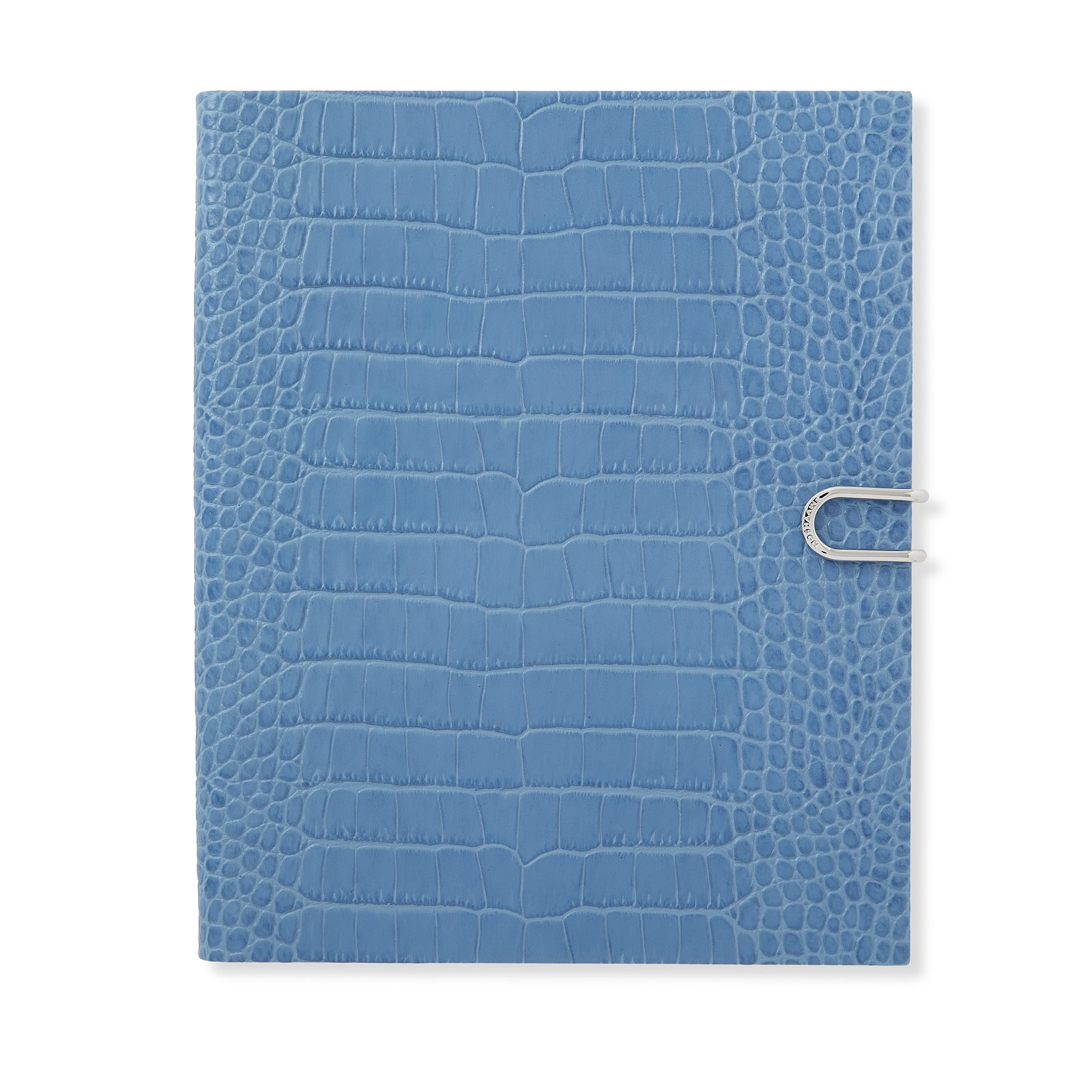 Shop Smythson 2024-2025 Portobello Weekly Vertical Diary With Slide In Mara In Nile Blue