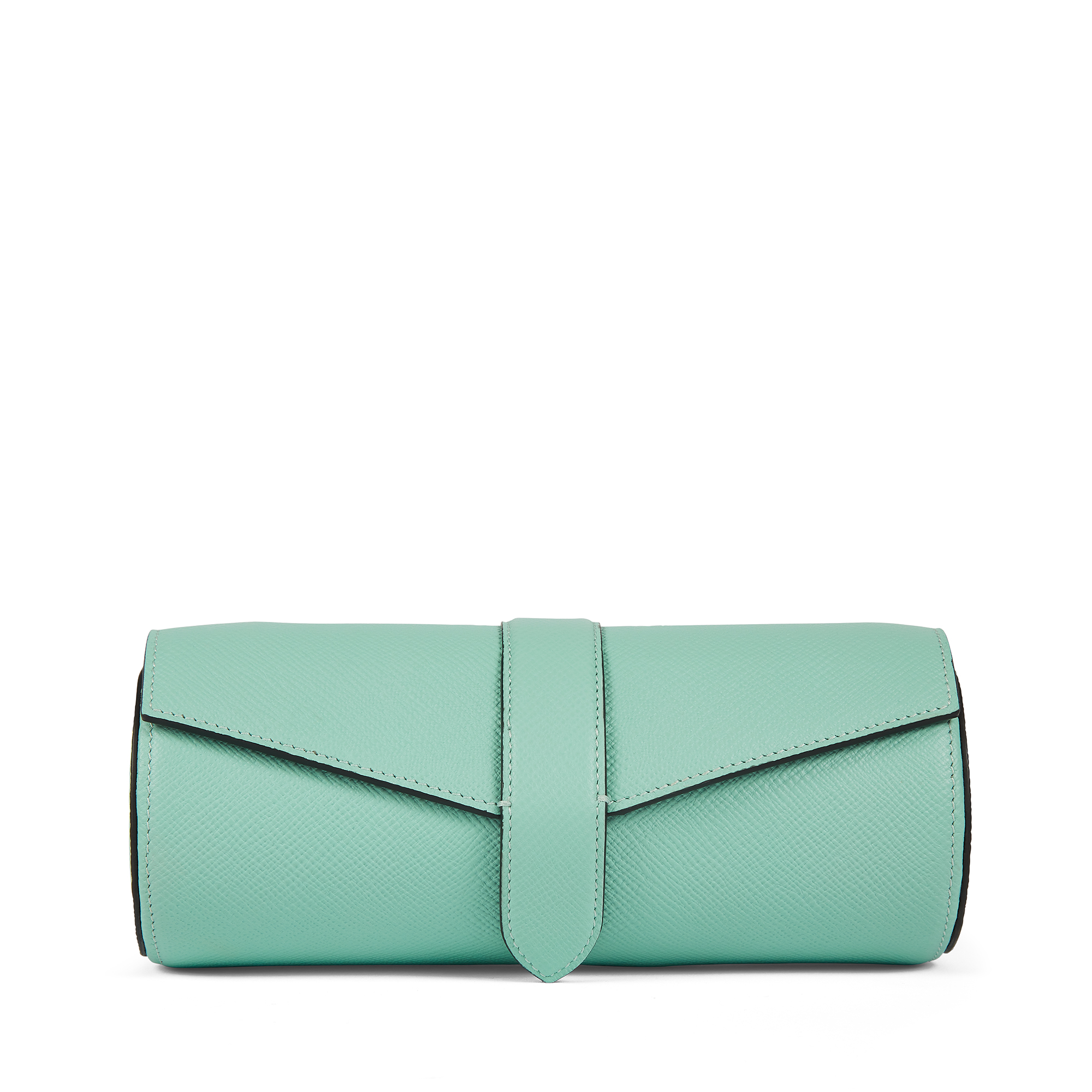 Panamaレザージュエリーロール in eucalyptus | Smythson