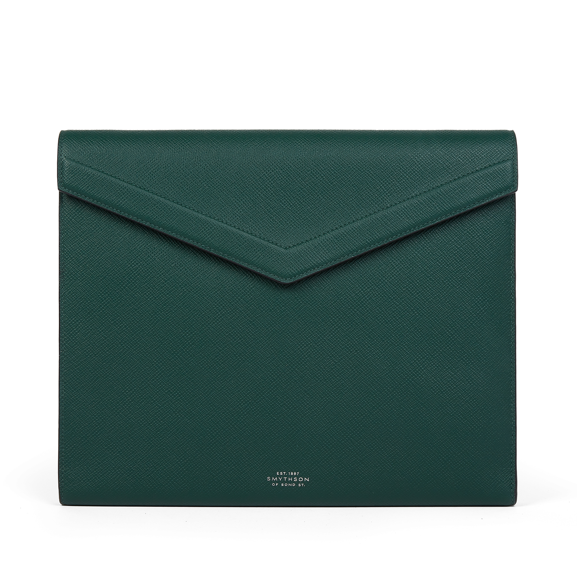 Smythson A4 Envelope Writing Folder In Panama In Forest