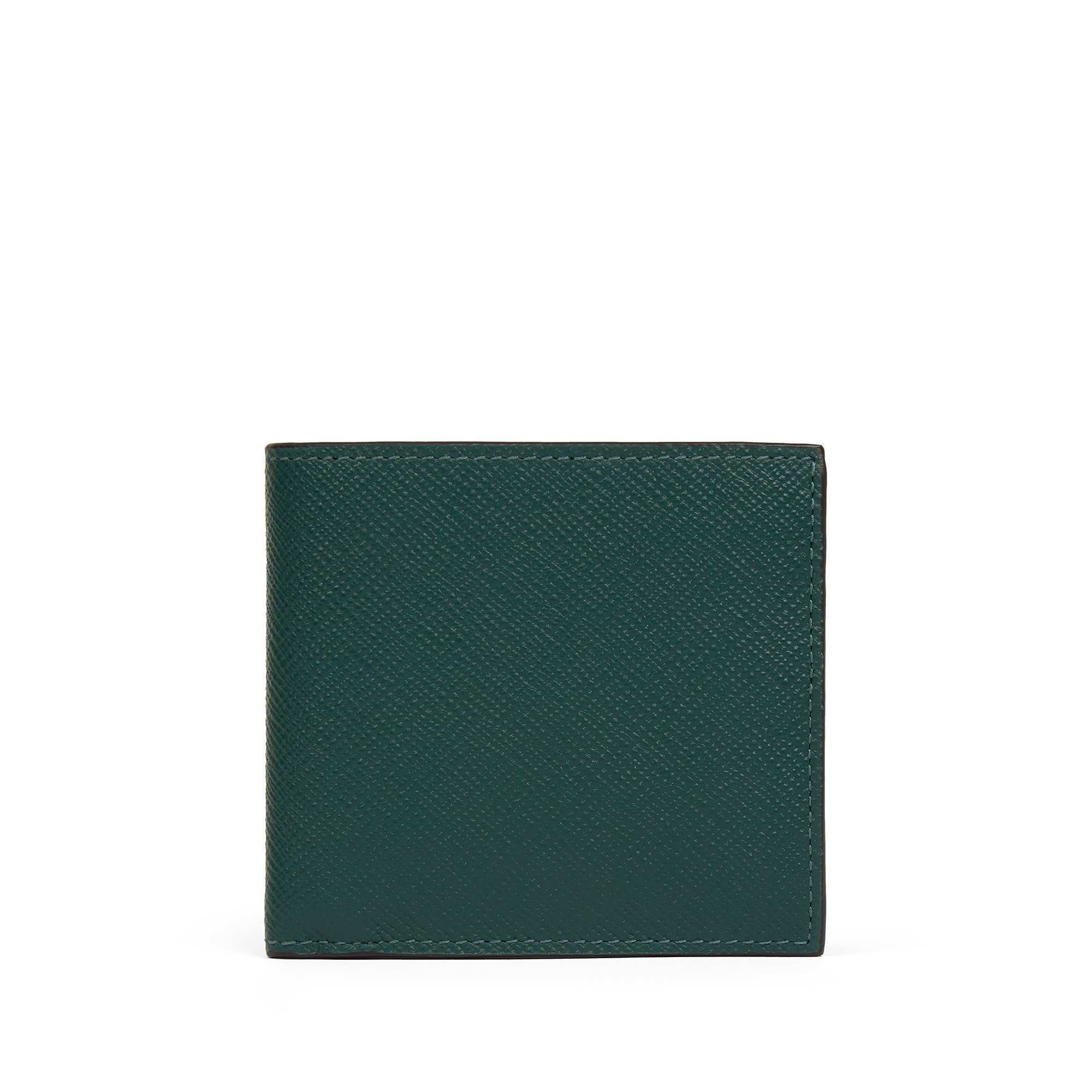 Smythson Panama Notebook Golf Notes Forest Green at