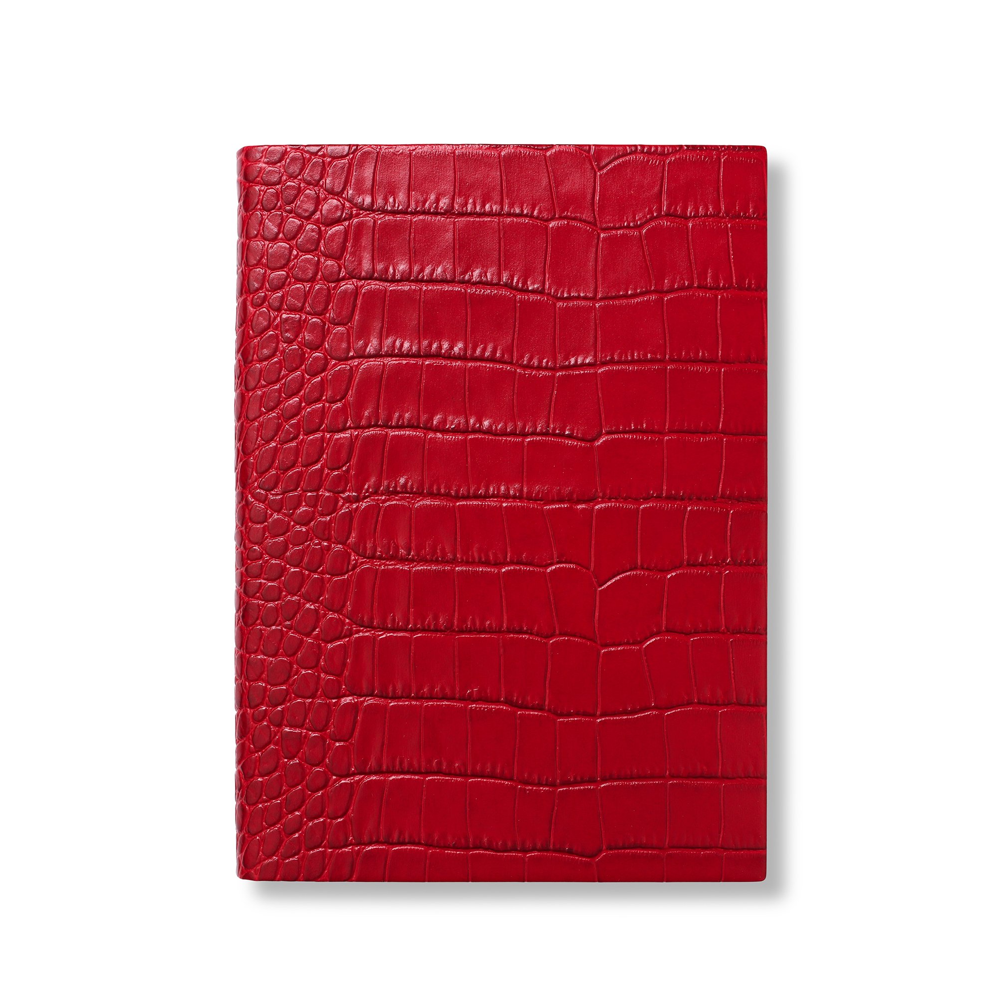 Smythson Soho Notebook In Mara In Red